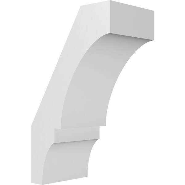 Ekena Millwork 4-in. W x 6-in. D x 10-in. H Balboa Architectural Grade PVC Knee Brace BRCP04X06X10BOA - main